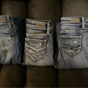 BKE girls jeans size 10-12, one size 8-10 (fits 10-12)